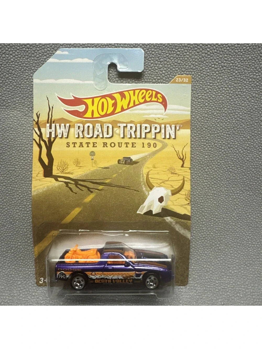 Hot Wheels 1982 Dodge Rampage, HW Road Trippin' State Route 190 23/32 Purple